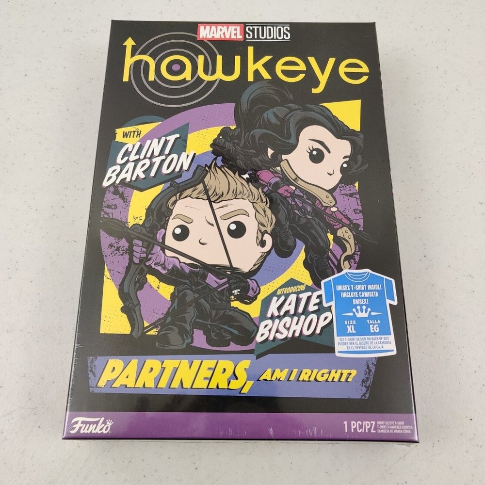 FUNKO BOXED TEE Marvel Limited Edition Tee Hawkeye Unisex XL NEW SEALED